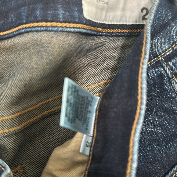Rag & bone / jean high rise skinny blue Size 29 - Picture 6 of 6